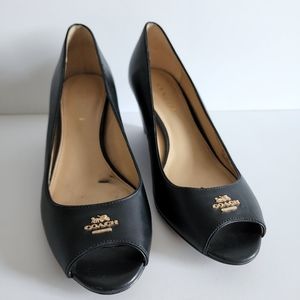 Coach Gala Semi Matte Wedge Heels